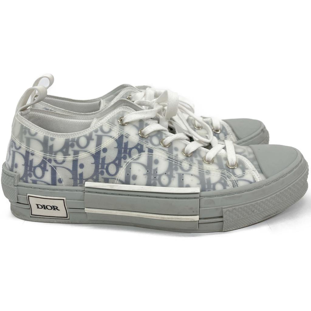 Dior LS0721 Oblige Low Top Schuhe 41 Grau / weißGebraucht