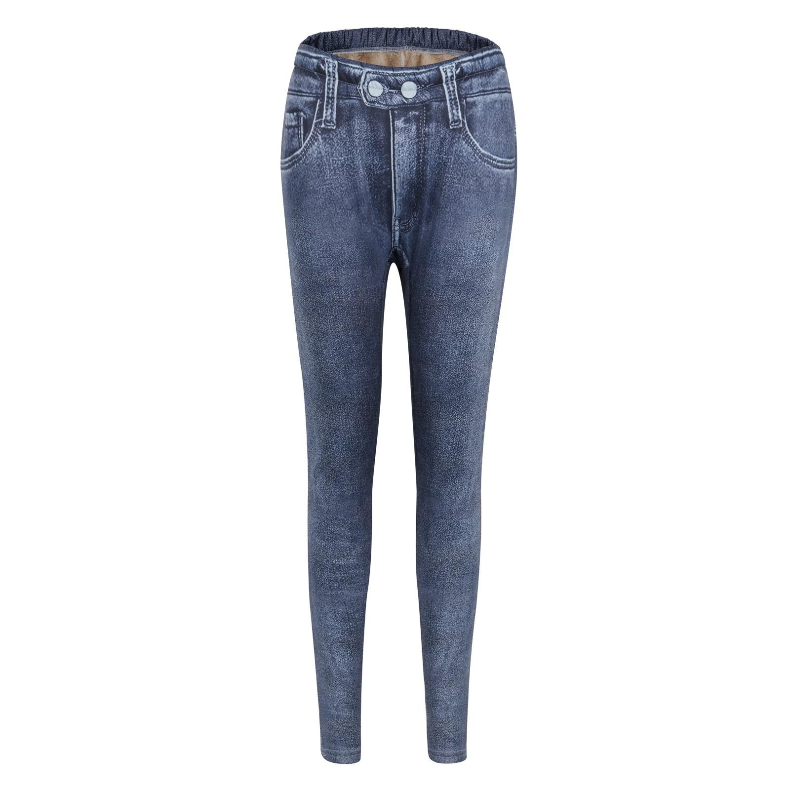 Женские утепленные кашемировые брюки с высокой талией и принтом из овечьей шерсти S