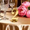 1PC Acrylic Weddings Number Holders Stylish Table Decor Sturdy Construction Elegant With Stand Parties