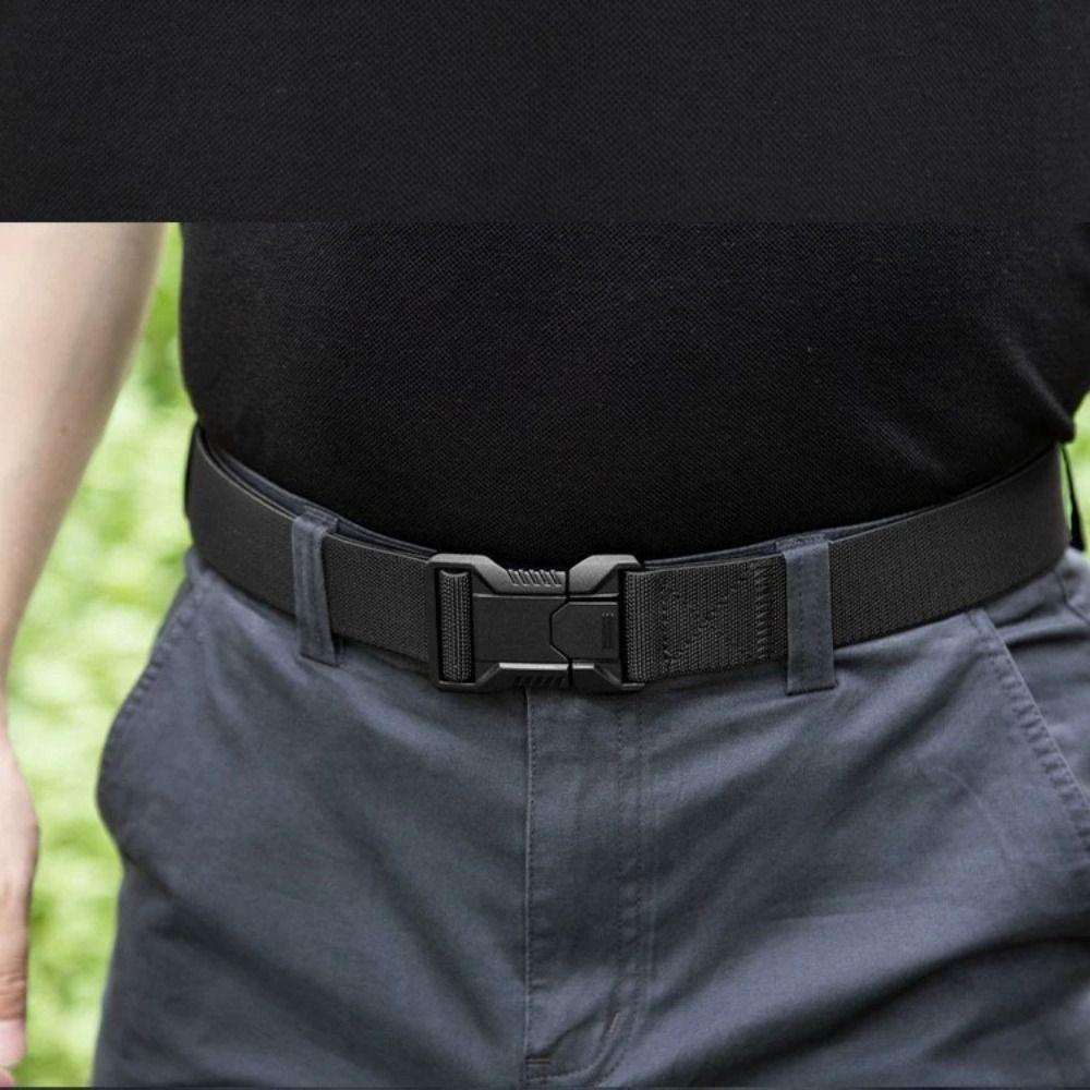 Zinc Zinc Alloy Buckle Canvas Belt Adjustable Jeans Waistband Casual Waist Belts  Belt Accessories