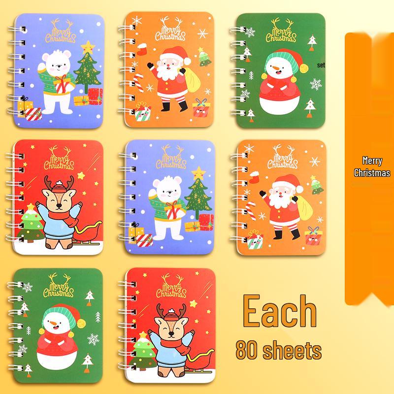 Cute Cartoon Girly Heart Mini Notebook - Portable Pocket Size