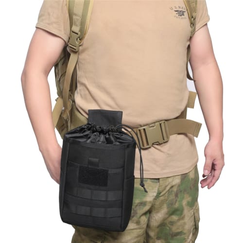 Azarxis Dump Pouch, Molle Pouch, Bag, Recovery Pouch, Airsoft Magazine Storage Utility Pouch, Molle System, Tactical Survival Equipment for Airsoft Pl