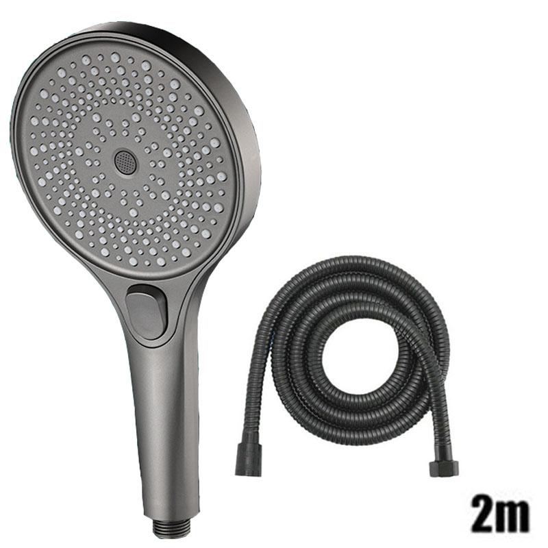 Showerhead Large Panel Replete for Shower Accessories Three Modes Shower Heads High Pressure Bathroom Showers Parts Fixture Home