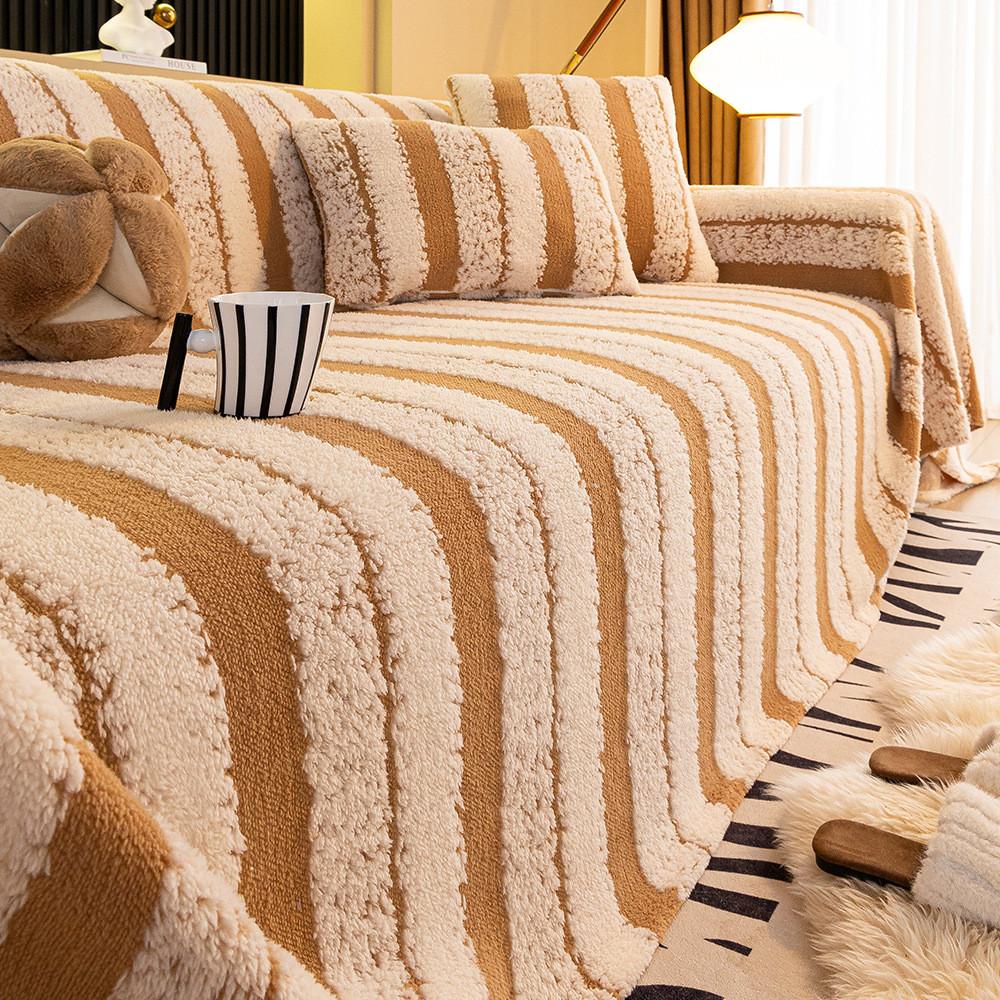 

Мягкое Гладкое Утолщенное Стеганое Покрывало для Дивана Простое Нескользящее Покрывало для Мебели Защита Мебели от Царапин Кошками Домашний Декор 180x230-