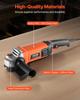 Angle Grinder, 177.8mm Electric Grinder Power Tool, 8.2Amps 8500RPM High-Speed Corded Angle Grinders with Adjustable Dust Guard for Metal Grinding,