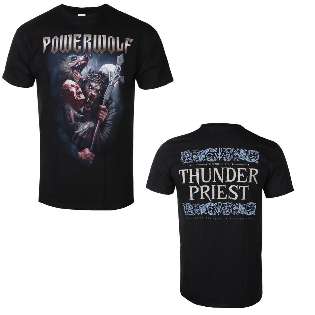 Powerwolf Band Graphic Cotton T-shirt Unisex Summer Short Sleeve Fashion Brand Tee Luxury Casual Vintage Retro Top