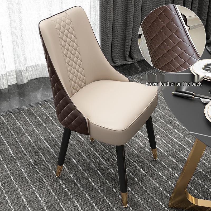 Modern Minimalist Tech Fabric Dining Chair for Home or Hotel Use