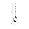 304 Stainless Steel Children's Long Handle Soup & Teaspoon, Korean Style