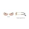 Chanel Custom Design Metal Oval Sunglasses Women sunglasses Light-Gold CH2227S-C310SW