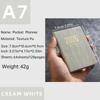 A7 specification 2026 English planner book, mini portable pocket daily schedule book, 64 sheets 128 page thin weekly calendar