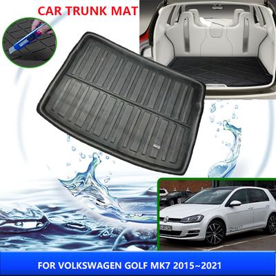 Volkswagen VW Golf 7 Mk7 2015~2024 2017 2018 2020 İçin Bagaj Paspası Yüksek Sıcaklığa Dayanıklı Depolama Halısı İç Aksesuarlar