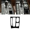High Quality Piano Black Gear Shift Panel Cover Trim For BMW X5 X6 F15 F16 14-17