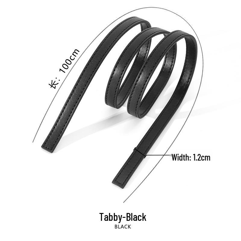 Paski ze skóry bydlęcej: D-63 Oryginalne Akcesoria Bagażowe DIY - Opcje Płaskie, Krzyżowe, Tkane Liczi