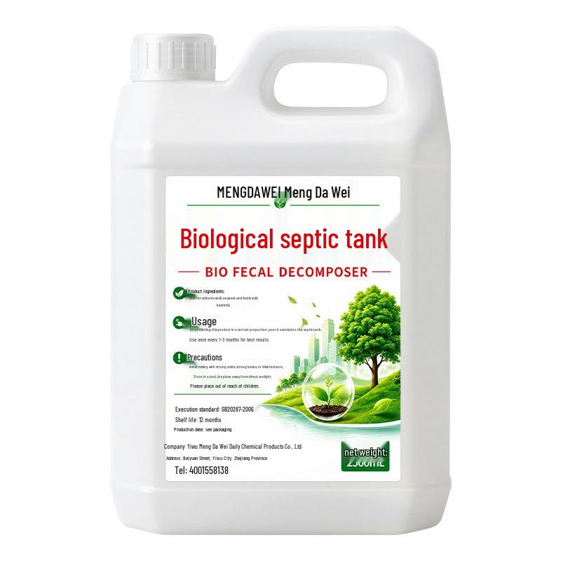 Septic Tank Decomposer & Deodorizer: Dry Toilet and Pipe Cleaner