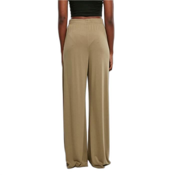 Pantalon Large Femme Urban Classics Modal - Vert Kaki - M
