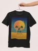 Summer Beach Skull Graphic Tee - Bella Canvas Unisex T-Shirt