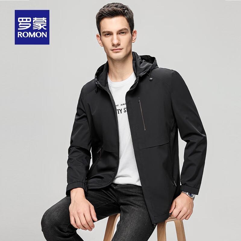 ROMON Men's Upgraded Multi-Proof Detachable Hood Jacket