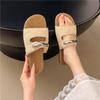 Fashion Beach Shoes Slippers Casual Slipers Women Slides Luxury 2025 Flat Rubber Soft Hook & Loop Fashion Shoes Slippers Flat Slip