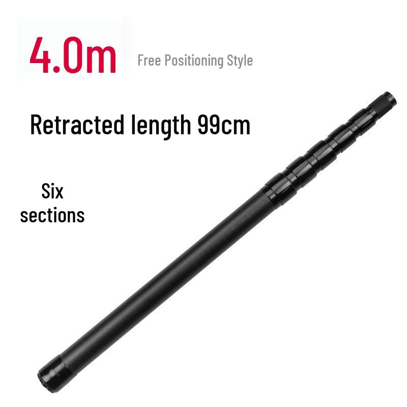 Manulife 3M Carbon Sky Canopy Portable Telescopic Fishing Net Pole