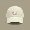 Korean Style Cat Embroidered Cap Breathable Cotton Peaked Hat Sunscreen Baseball Cap  Boys Girls