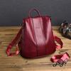 Backpack for Women PU Adjustable Strap Convertible Daily Commute