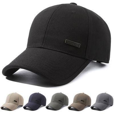 Spring Autumn Men's Sun Hat Middle-Aged and Elderly Sun Protection Baseball Cap Outdoor Sports Visor Hats Fishing Hat Peak Cap,