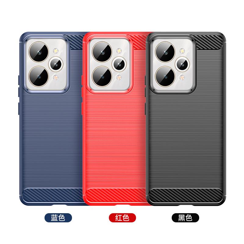 For Realme 15 Case Cover Realme 15 Realme 15 Pro Cover Funda Luxury Shockproof Anti-Slip Brushed TPU Protective Phone Back Cases