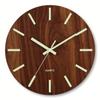8-Inch luminous wall clock silent wood grain clock MDF fluorescent clock quartz clock