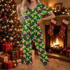 Women's 2 Piece Outfit Christmas Printed Short Sleeve Top and Pants Set