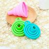1Pcs Kitchen Mini Silicone Gel Foldable Funnel Hopper Cooking Kitchen Gadgets
