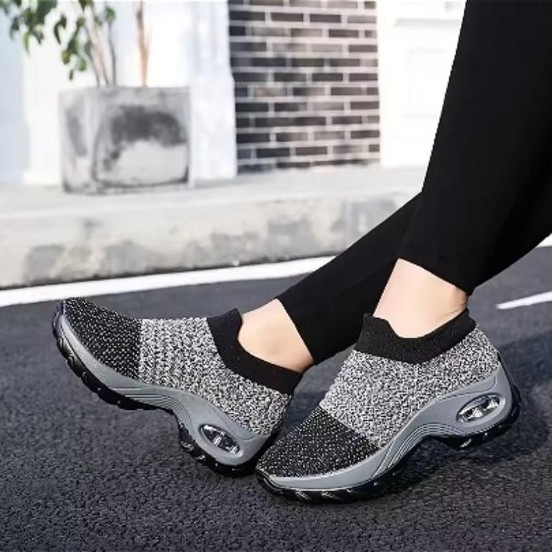 Shoes for Women Summer Fashion Easy Wear Breathable Mesh Comfortable Thick Soled Shoe Correction Outdoor Versatile Walking Shoes