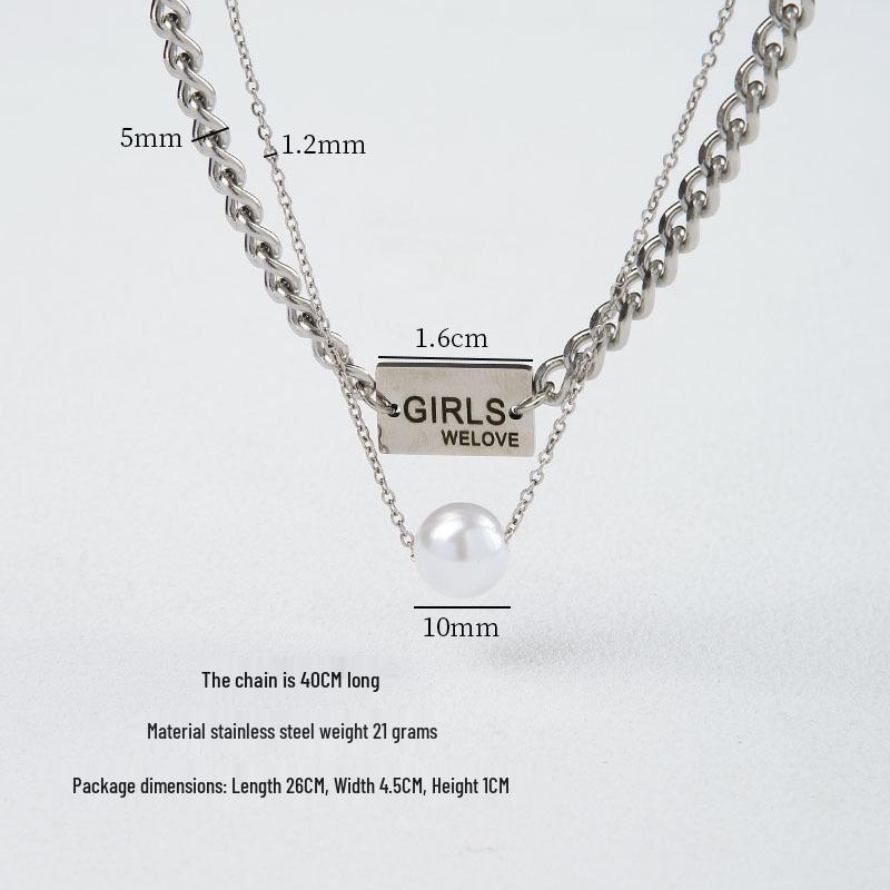 Chinese-Style Pearl Pendant Necklace with Luxury Design