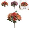 Decorative Fake Flower Bouquet Featuring Peony And Hydrangea For Wedding And Living Room Decor