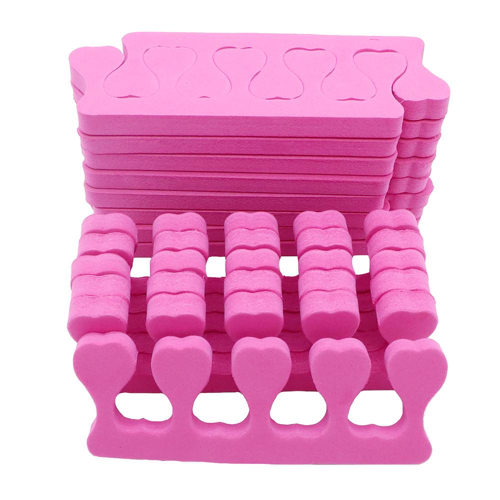 Εργαλείο Απλικατέρ Βαφής Νυχιών & Διαχωριστής Δακτύλων Ποδιών από Σφουγγάρι EVA σε Σχήμα Καρδιάς