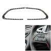 For Infiniti Q50 Q60 2014-21 Real Carbon Fiber Steering Wheel Button Cover Trim