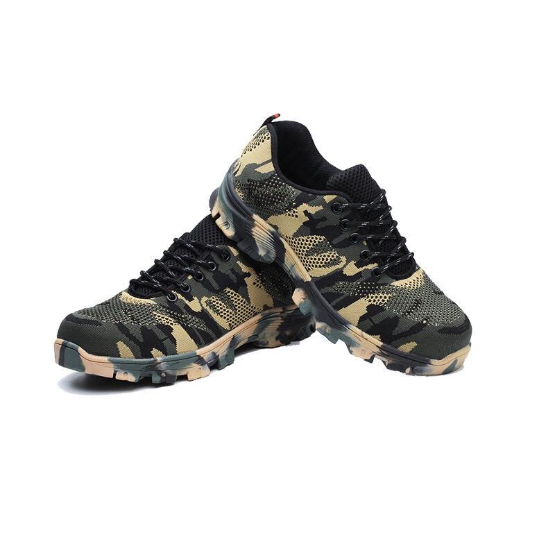 HUIZUMEI Men's Anti-Smash Puncture-Proof Safety Shoes
