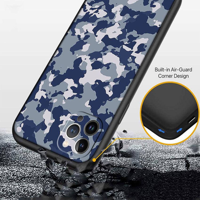 FM13 Camouflage Soft Shell Phone Case for Redmi Note 8 9 Pro Max 9S 9T 9C NFC 8T 8A 10A A4