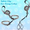 Dog Leash Safety Clip, Backup Safety Strap for Prong Collar, Dog Harness Connector, Training for Running, Walking and Hiking