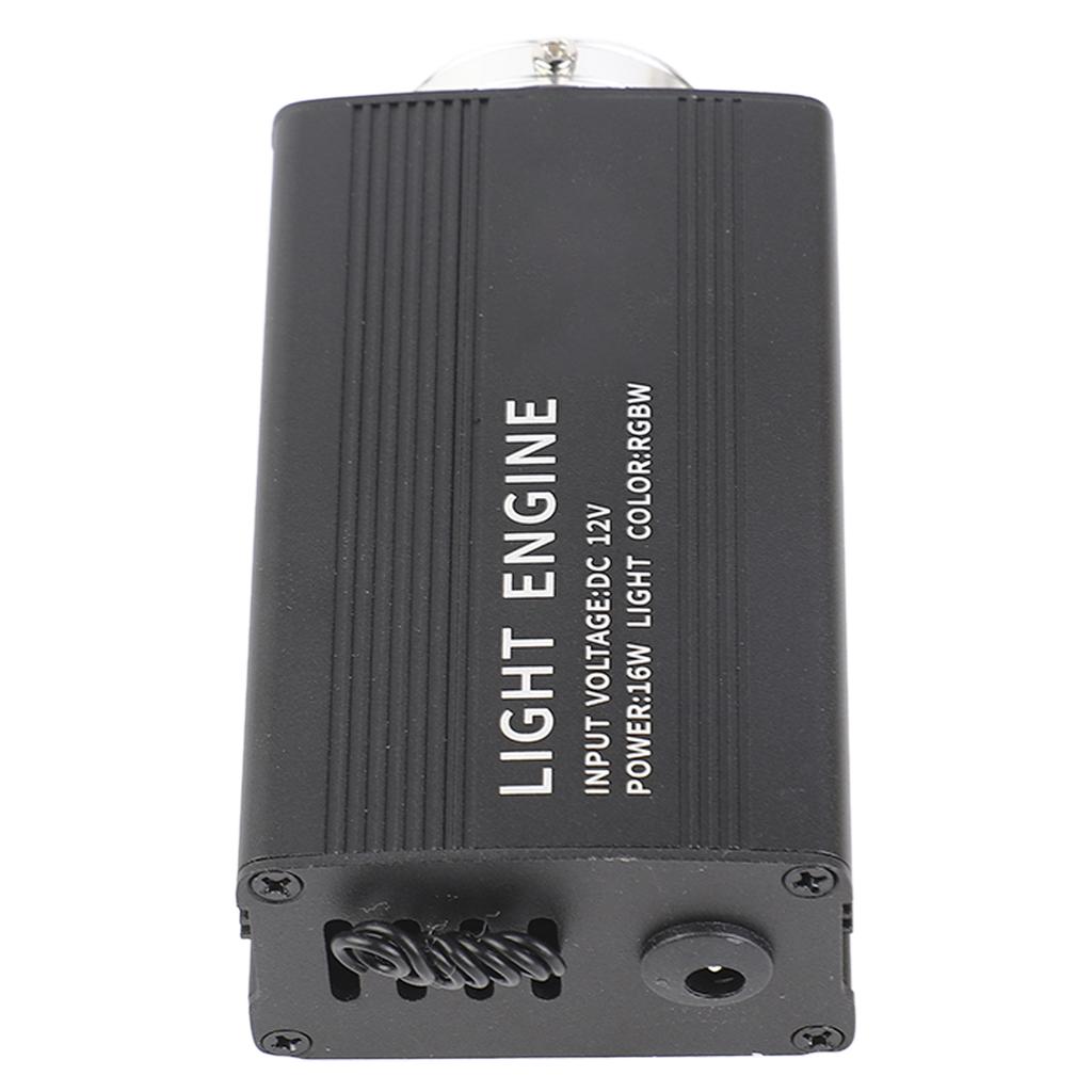 16W Glasfaserlicht RGBW Fernbedienungsbeleuchtung für Bluetooth APP-Steuerung 0,75mm X 2m KTV Bar Dekor