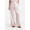Calças Femininas Wide Leg Cintura Elástica Rosa Claro 50562213680