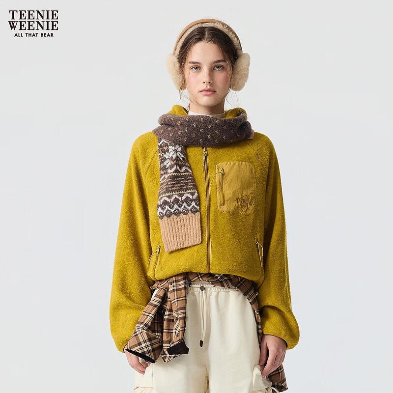 Teenie Weenie Bear Letter Hooded Sweatshirt M