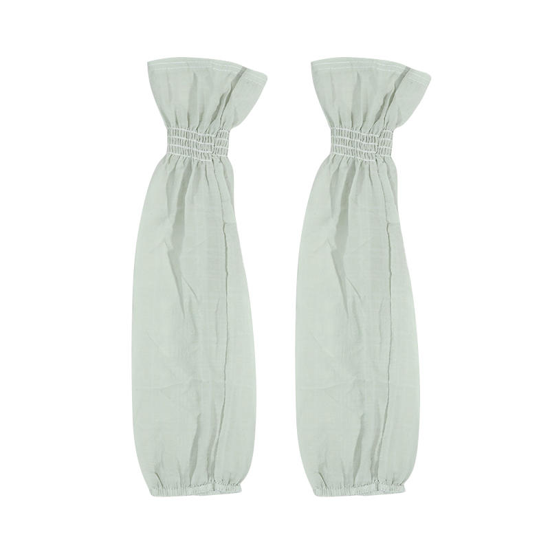 

Summer Ice Silk Long Sleeves Anti-Sunburn Arm Cover Men Women Cuff New Cool Hand Sleeves Anti-UV Cycling Arm Sleeve зелений