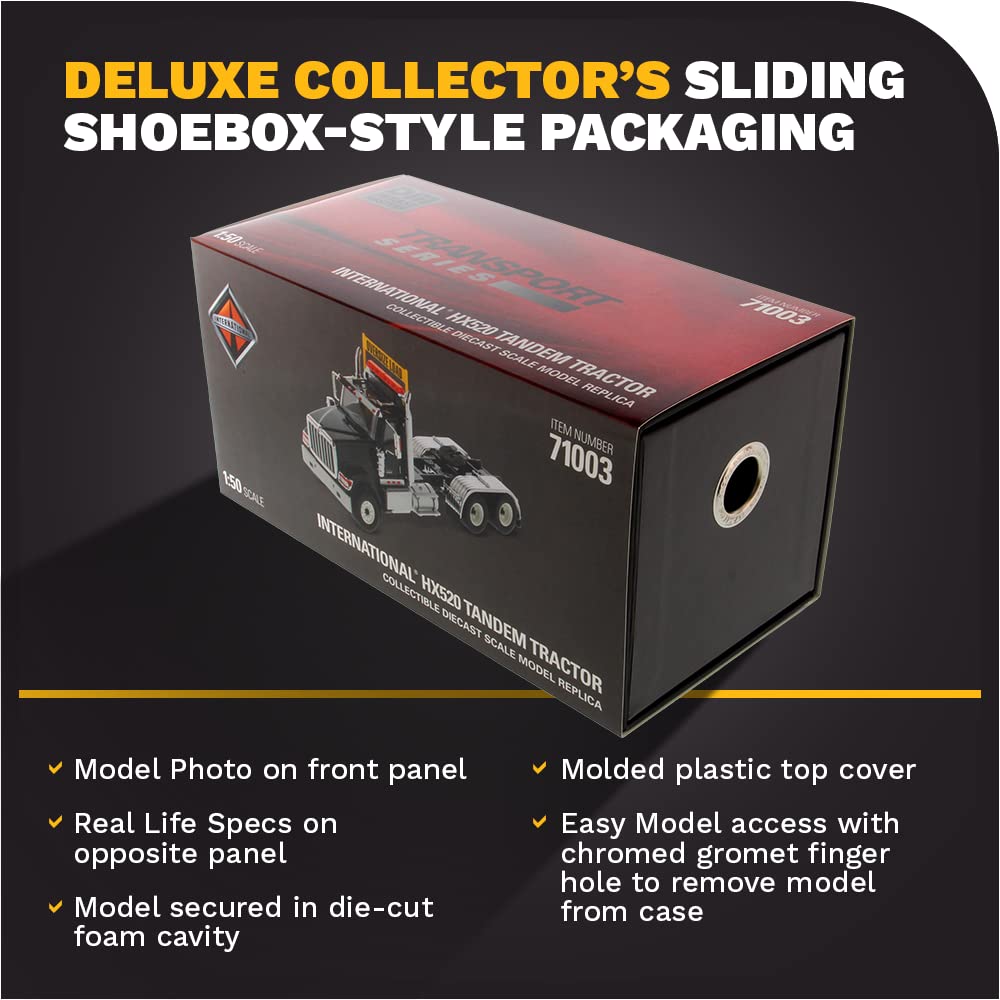 International HX520 LKW x 1/50 (6 4) (Metallisches Schwarz)