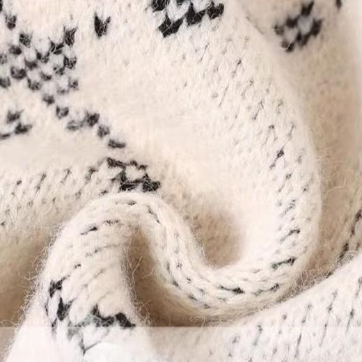 Autumn Winter Women's Plus Size Knitted Cardigan V-neck Printed Knitted Cardigan Sweater Jacket Knitted Top Outerwear.