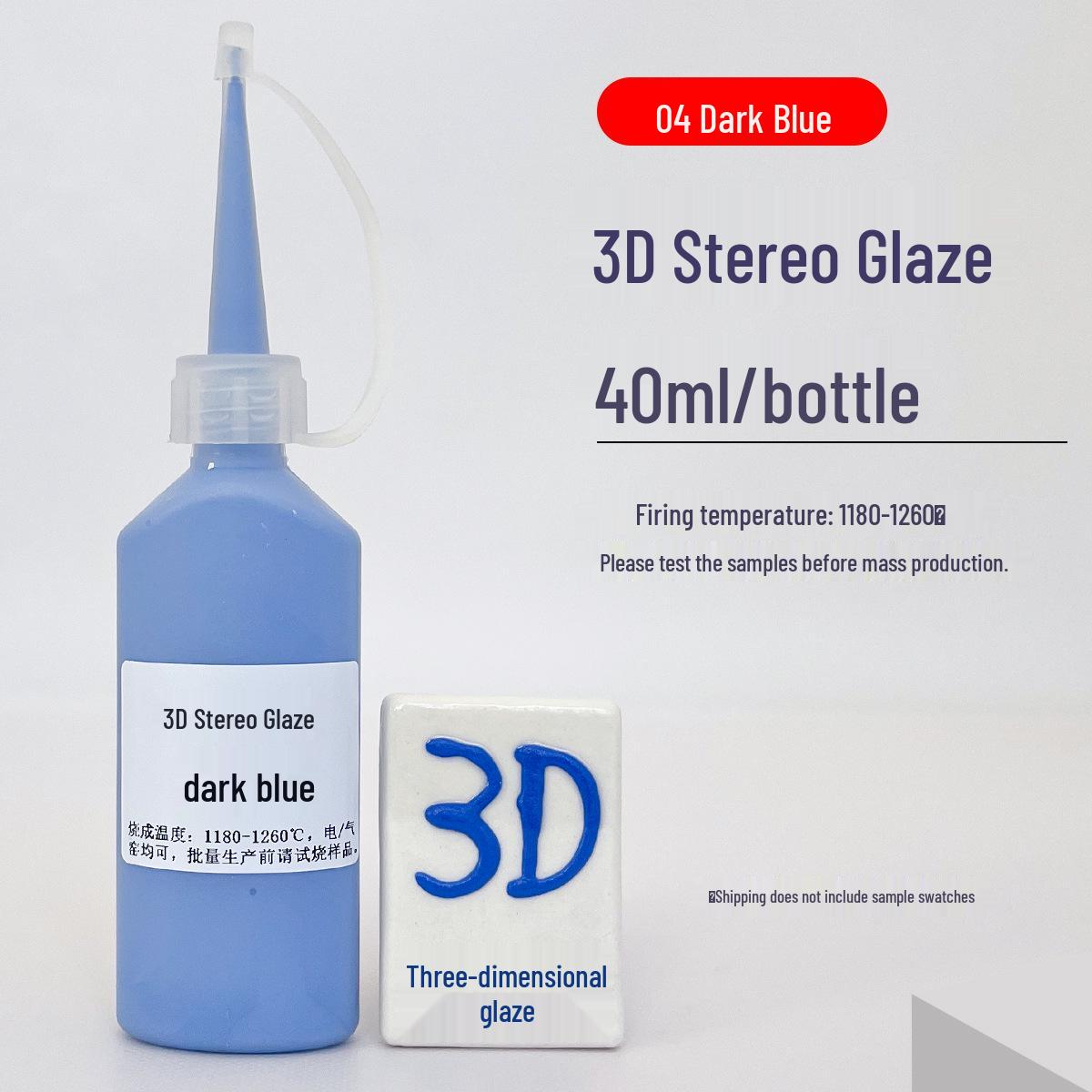 

3D Relief Ceramics Underglaze Pigment for Wire Inlay & Impasto Painting
