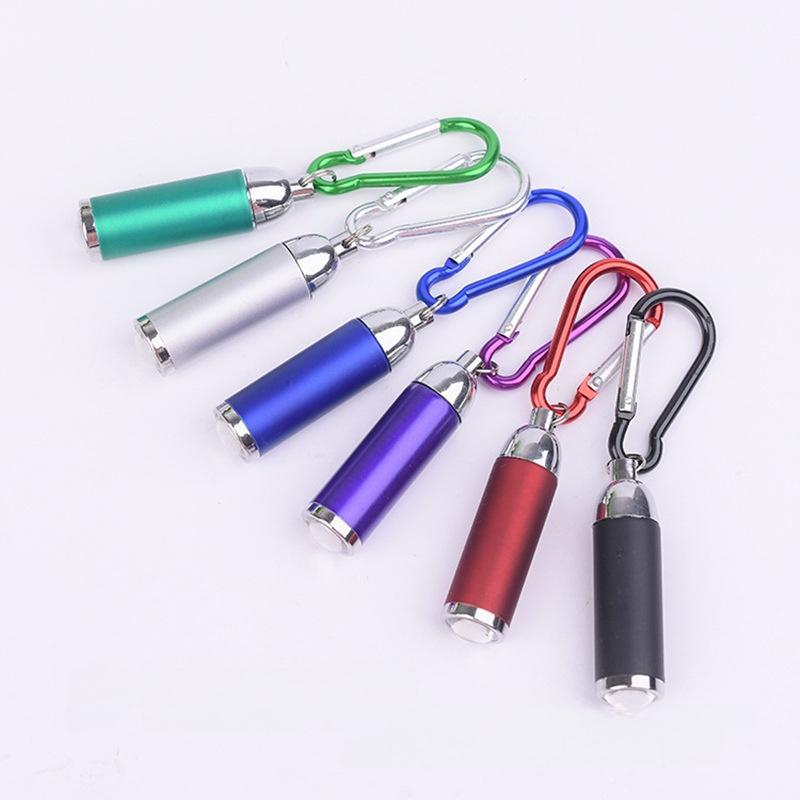 1Pcs Multi-Function Keychain Lamp Led Mini Flashlight Telescopic Strong Light Waterproof Camping Torch For Outdoor Hiking