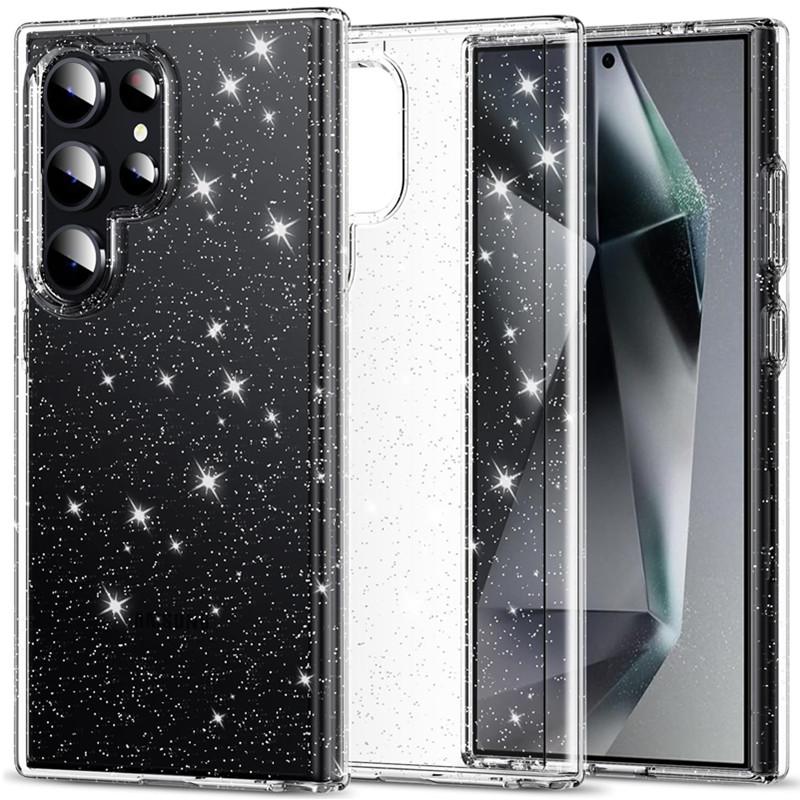 

Glitter Bling Clear Soft Phone Case for Samsung Galaxy S25 Ultra S24 Plus S25Ultra S24Ultra S25+ Women Girls Cover For Galaxy S24