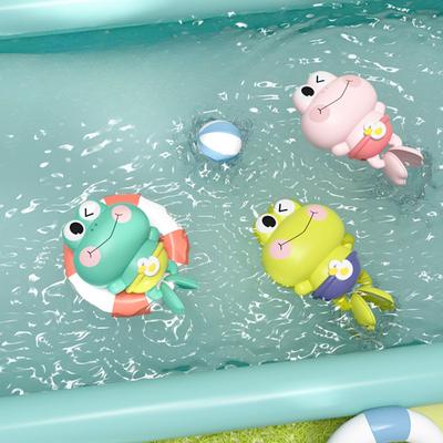 Sommer Baby Wasserspielzeug, Aufziehfrosch, Schwimmende Schildkröte, Baden Schwimmen, Badezimmer Spielzeug, Kinderspiel im Wasser