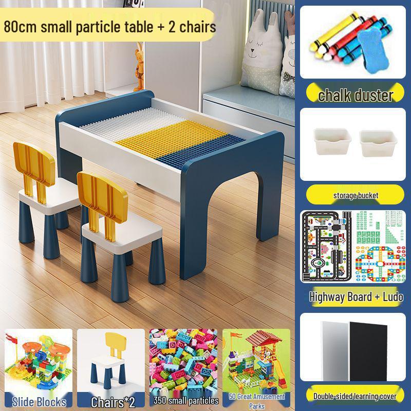 

Великий Багатофункціональний Дерев яний Стіл-Конструктор для Дітей Limited time gift