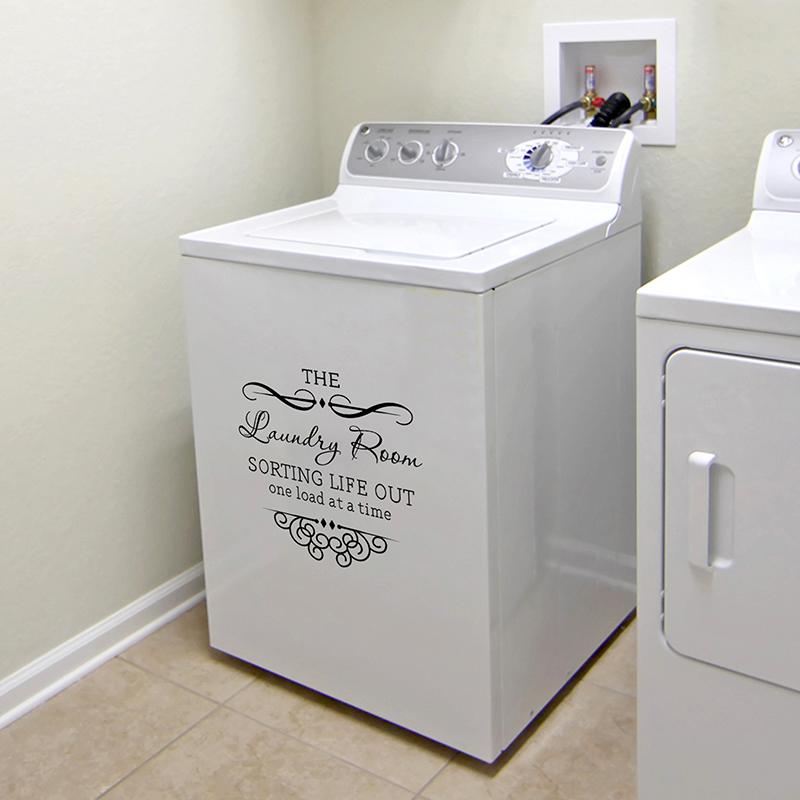 Laundry Room Decorative Wall Stickers Self-Adhesive Home Decor Can Remove Laundry Wall Stickers